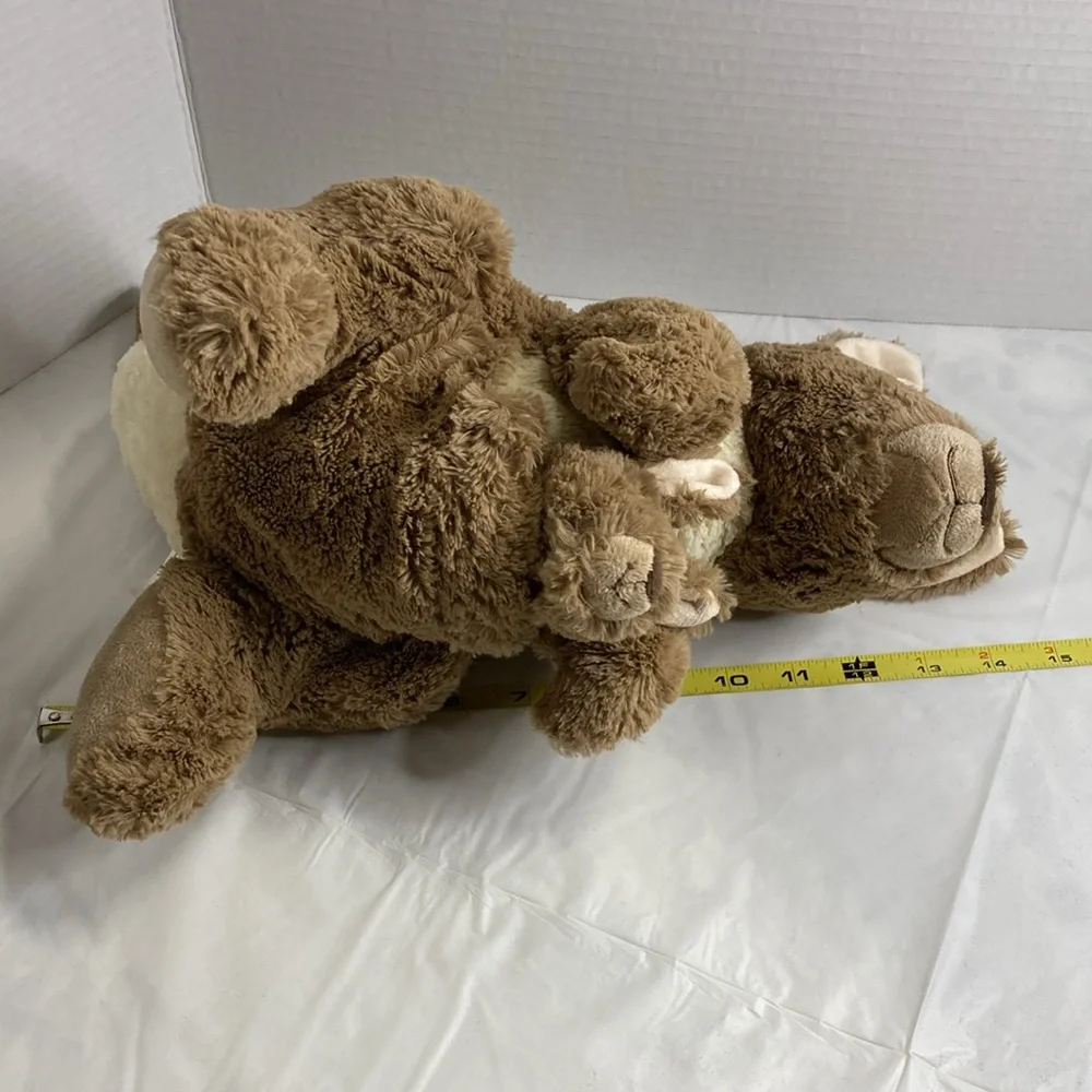 Wild Republic Kangaroo and Baby Joey in Pouch Plush Stuffed Animal Brown & Cream